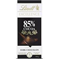 Los mejores  - Lindt Excellence – Tableta de chocolate negro 85% cacao- 100 g